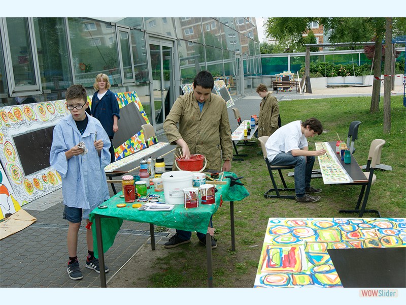 Theater-Spielhaus bauen/ Schule am Mummelsoll